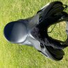 Bates 18" extra wide black leather dressage saddle (unmounted) on HorseYard.com.au