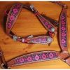 CSS Pink Diamond Inlay Tackset- Chestnut Leather Cob/ Full on HorseYard.com.au