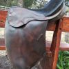 Bates Brown 16" Dressage Saddle on HorseYard.com.au